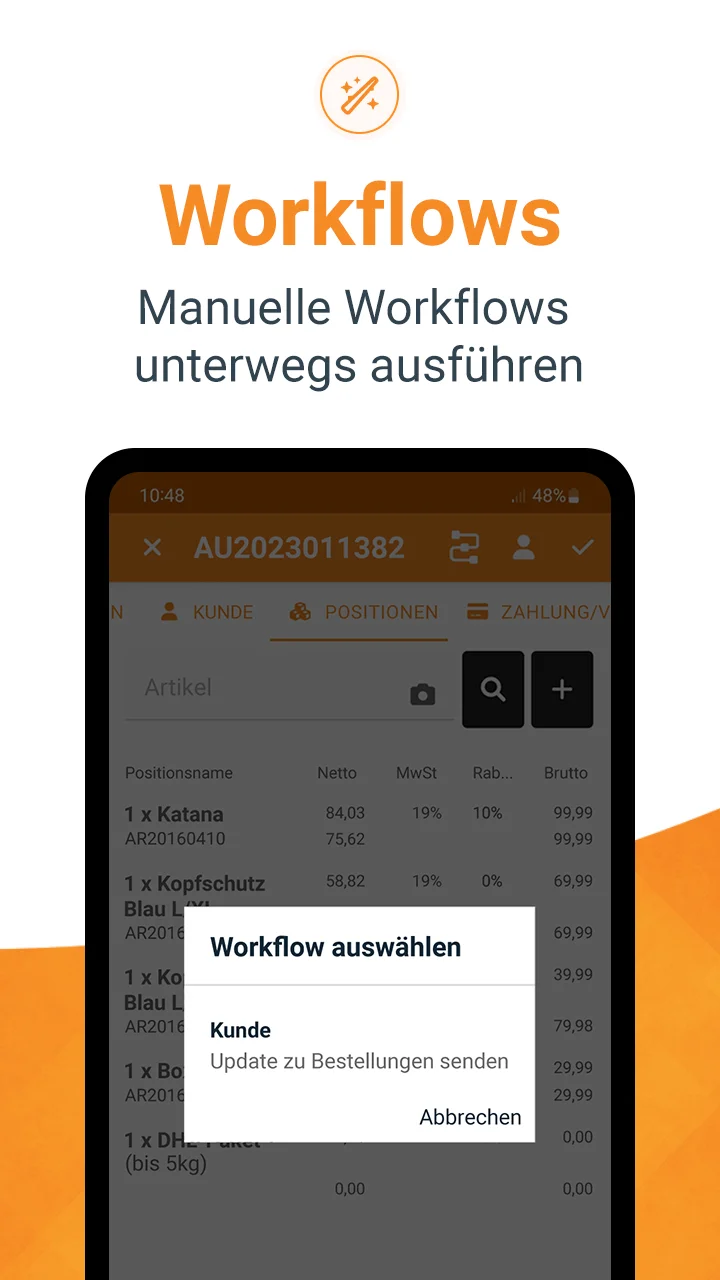 Manuelle Workflows
